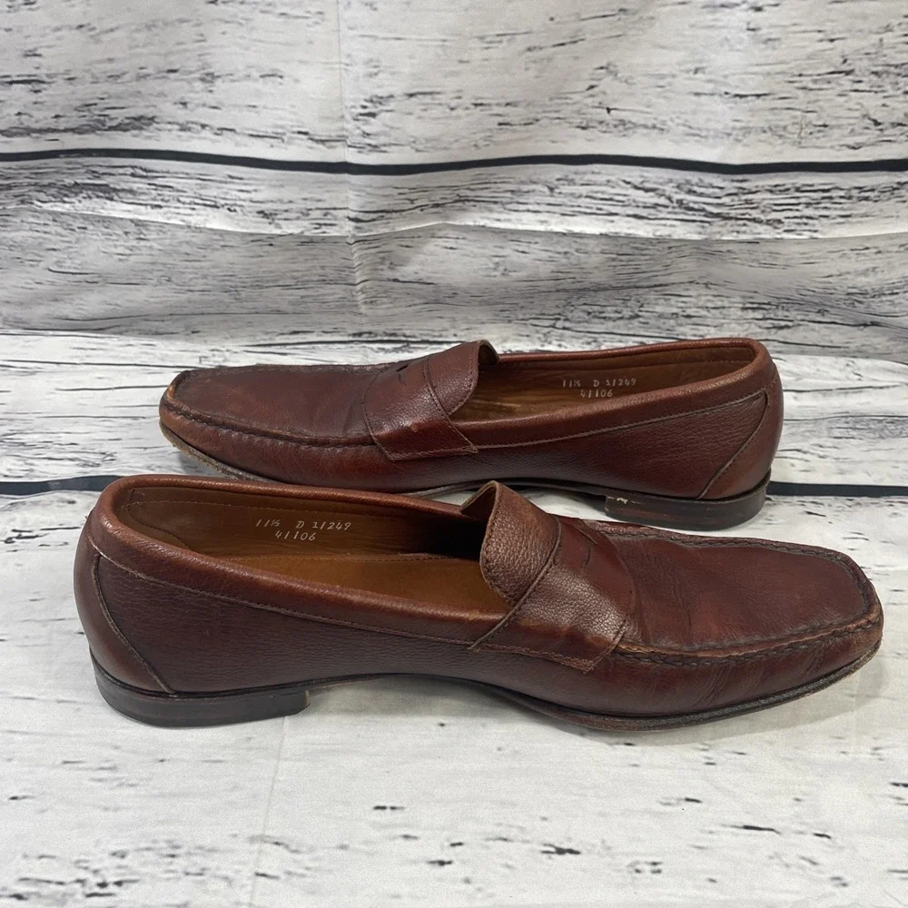 Allen‎ Edmonds Vincent Penny Loafer Dress Shoe Leather 11.5 D Made In USA